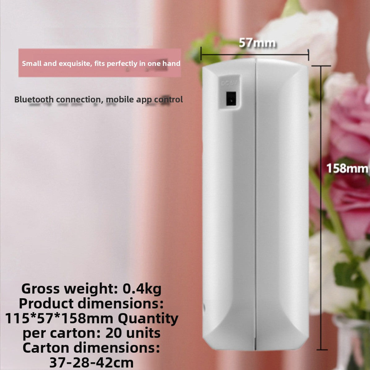 Bluetooth App-Controlled Electric Aroma Diffuser for Large Room