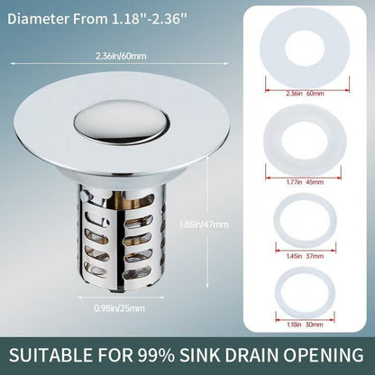 Universal Pop-Up Basin Drain Stopper