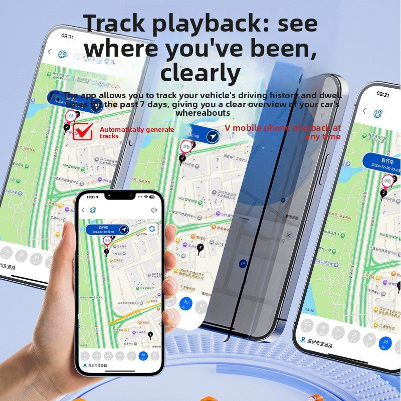 Ultra-Thin Bluetooth GPS Tracker Card