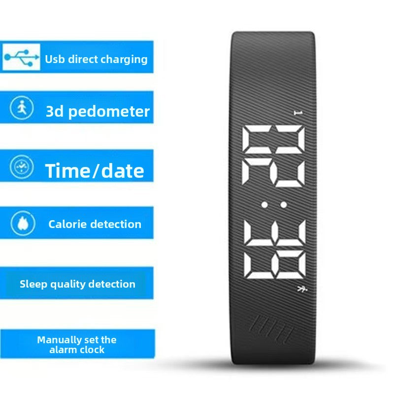Smart Fitness Bracelet with Round Color Display