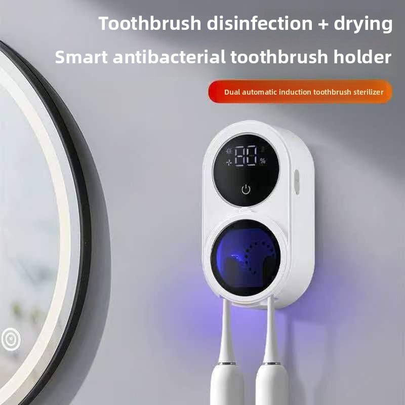 UV Sterilizing Toothbrush Holder with Suction Cup