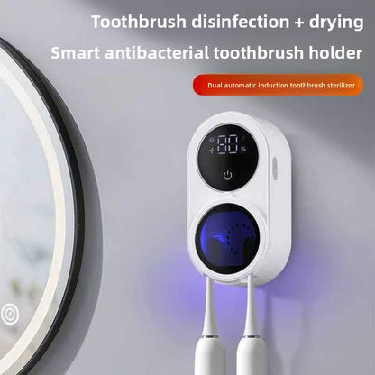 UV Sterilizing Toothbrush Holder with Suction Cup