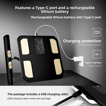 Intelligent Bluetooth Body Fat Scale with App Connectivity