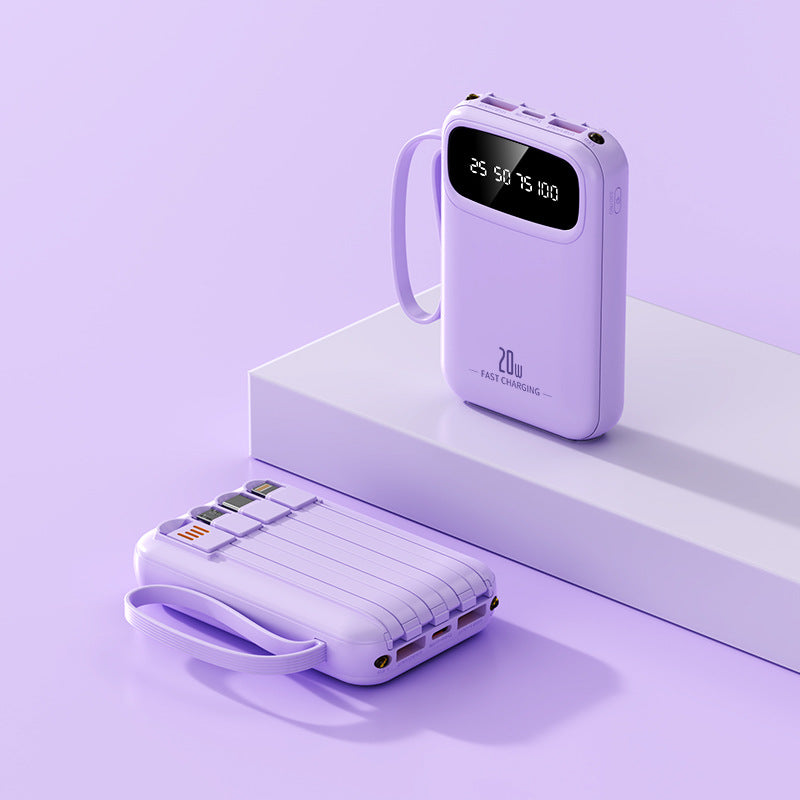 Power Bank Digital Display Power Bank QC3.0+PD 20W