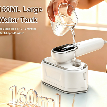Portable Handheld Garment Steamer with Digital Display
