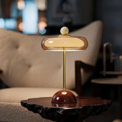 Mushroom-shaped table lamp