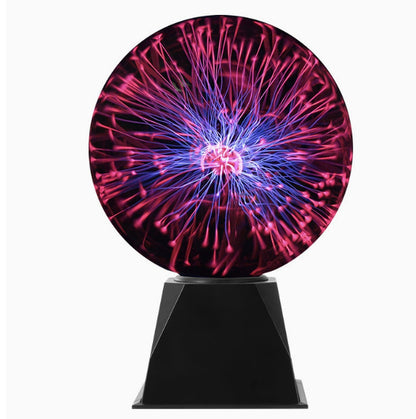 Interactive Plasma Ball Lamp – Touch & Sound Reactive, Futuristic Desktop Light