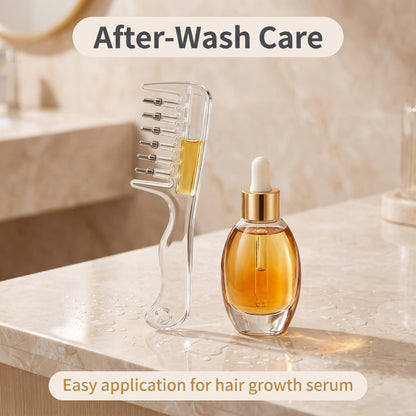 Comb Massager for Liquid Application