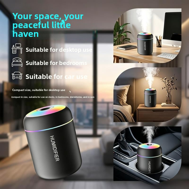 Mini USB Ultrasonic Humidifier with LED Light