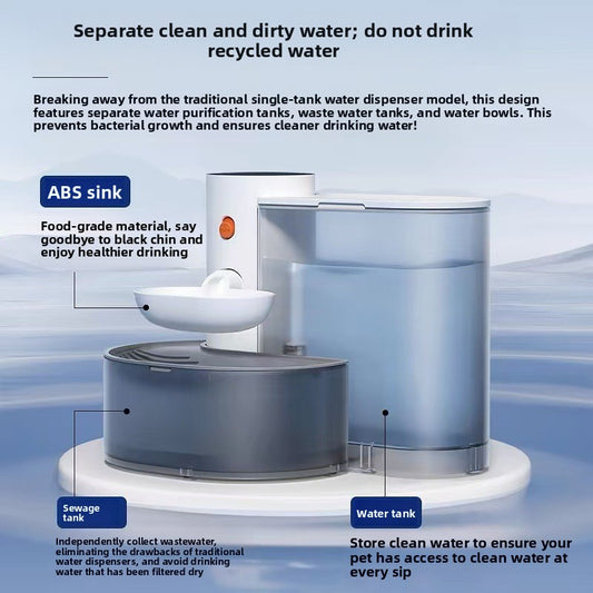 Water dispenser for pets - dog drinking fountain