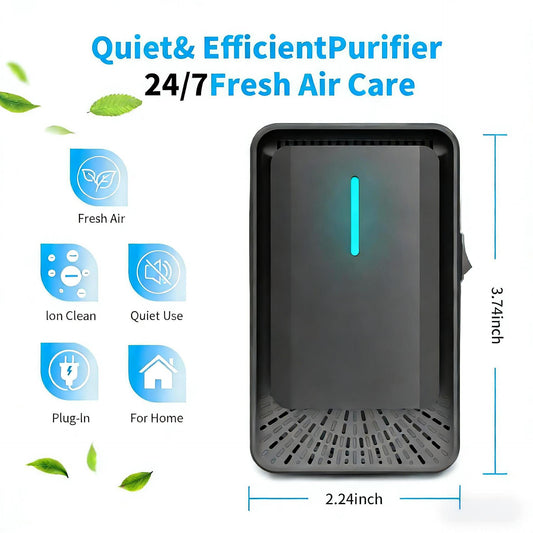 Plug-In Negative Ion Home & Pet Air Purifier