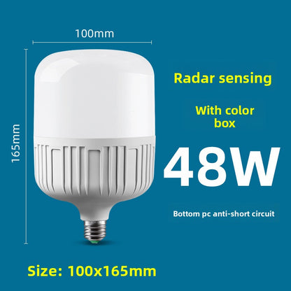 Smart Motion Sensor Voice Control LED Light Bulb