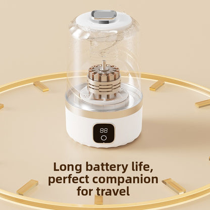 Portable Rechargeable Mini Washing Machine with Digital Display for Underwear and Socks