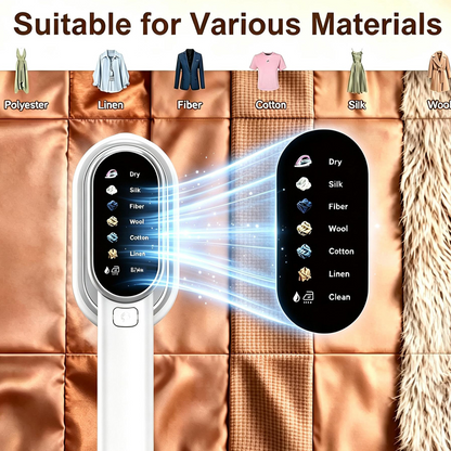 Portable Handheld Garment Steamer with Digital Display