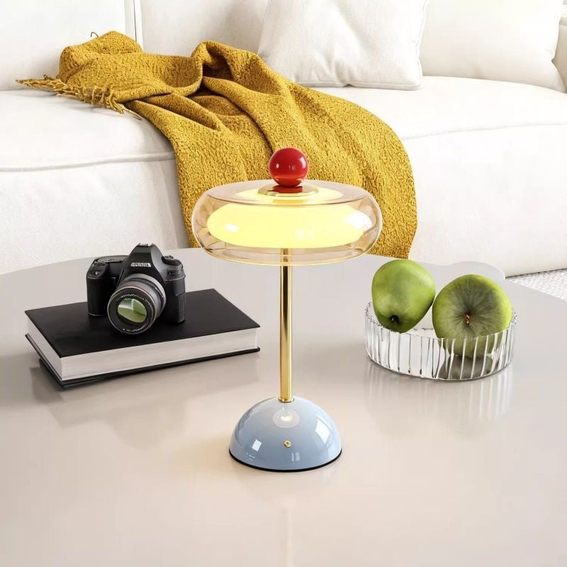 Mushroom-shaped table lamp