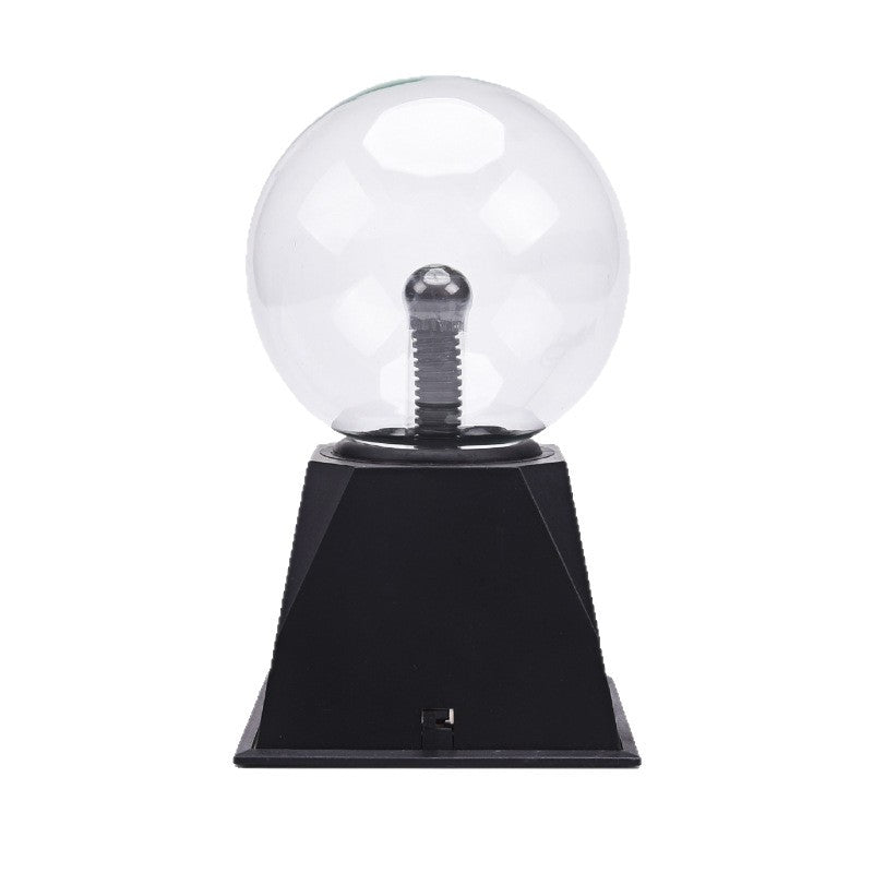 Interactive Plasma Ball Lamp – Touch & Sound Reactive, Futuristic Desktop Light