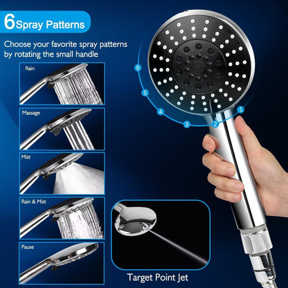 Multifunctional Stainless Steel Handheld Shower