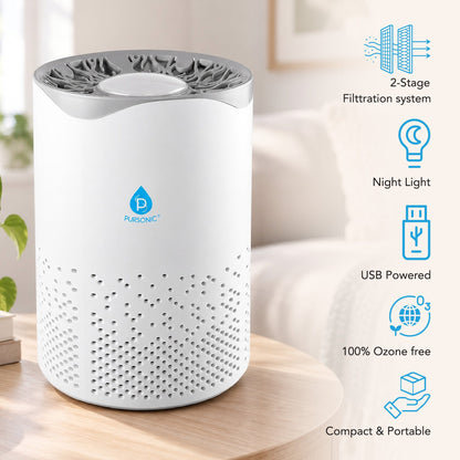 USB Powered True HEPA Air Purifier