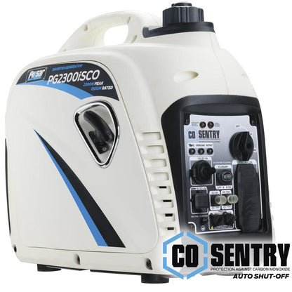 Pulsar  2300W Portable Inverter Generator with CO Shutoff, USB Port & Parallel Capability
