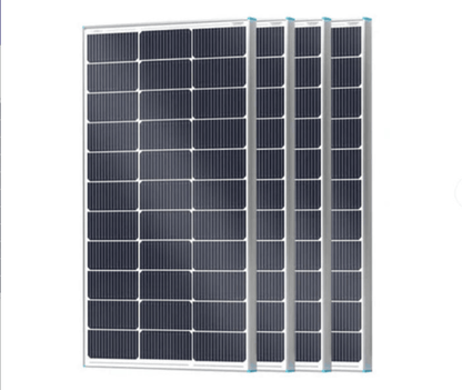 100W Flexible Monocrystalline Solar Panel, Lightweight Black PV Module