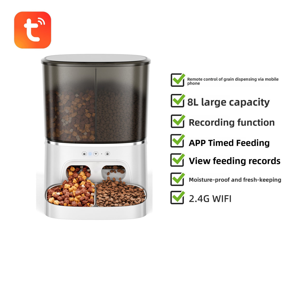 Smart Pet Feeder with Camera