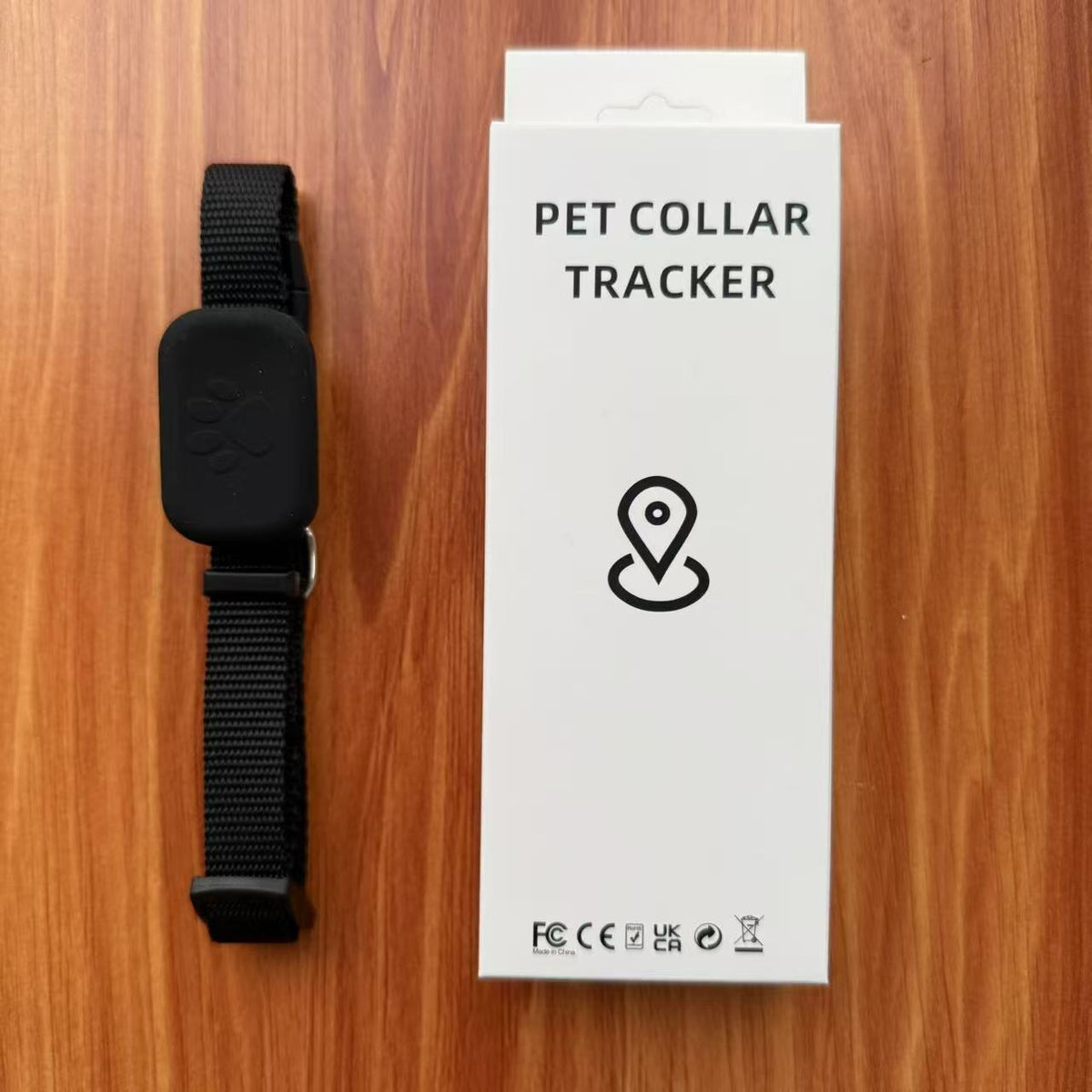 Adjustable Pet Collar Locator with FindMy Tracking