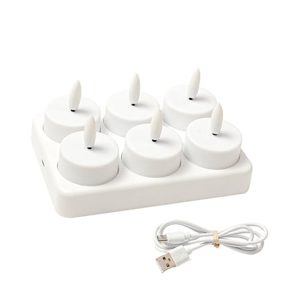 Rechargeable Remote Control LED Flameless Candles
