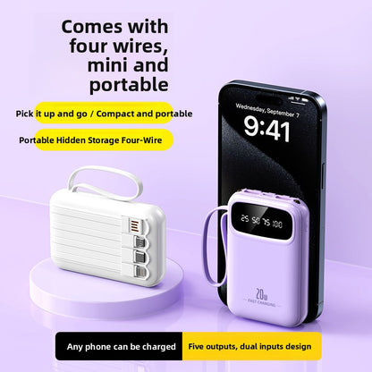 Power Bank Digital Display Power Bank QC3.0+PD 20W