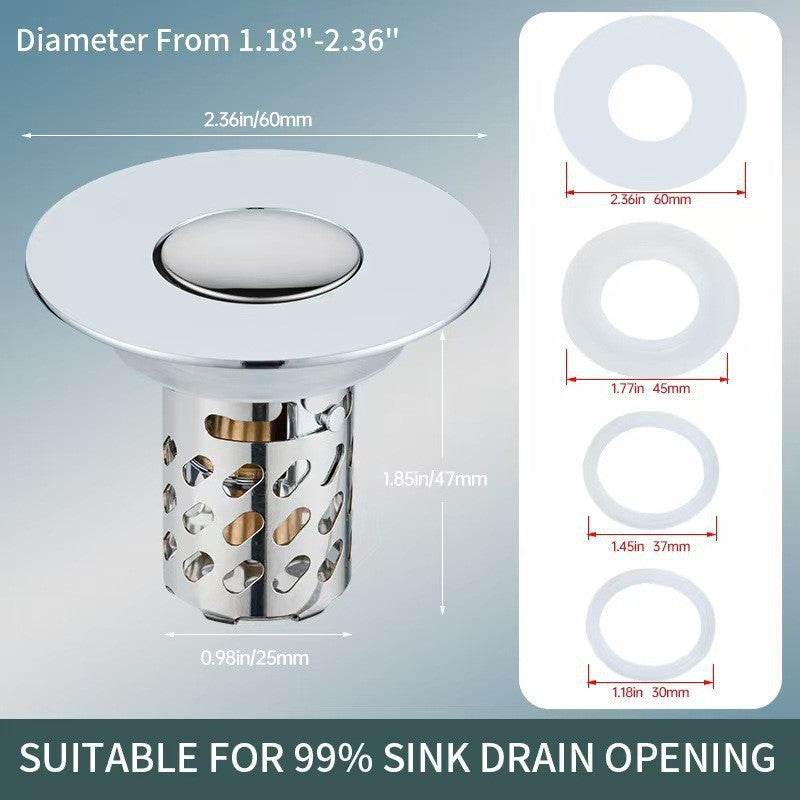 Universal Pop-Up Basin Drain Stopper