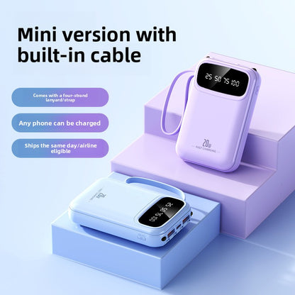 Power Bank Digital Display Power Bank QC3.0+PD 20W