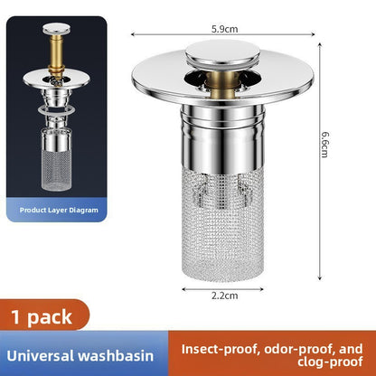 Universal Pop-Up Basin Drain Stopper