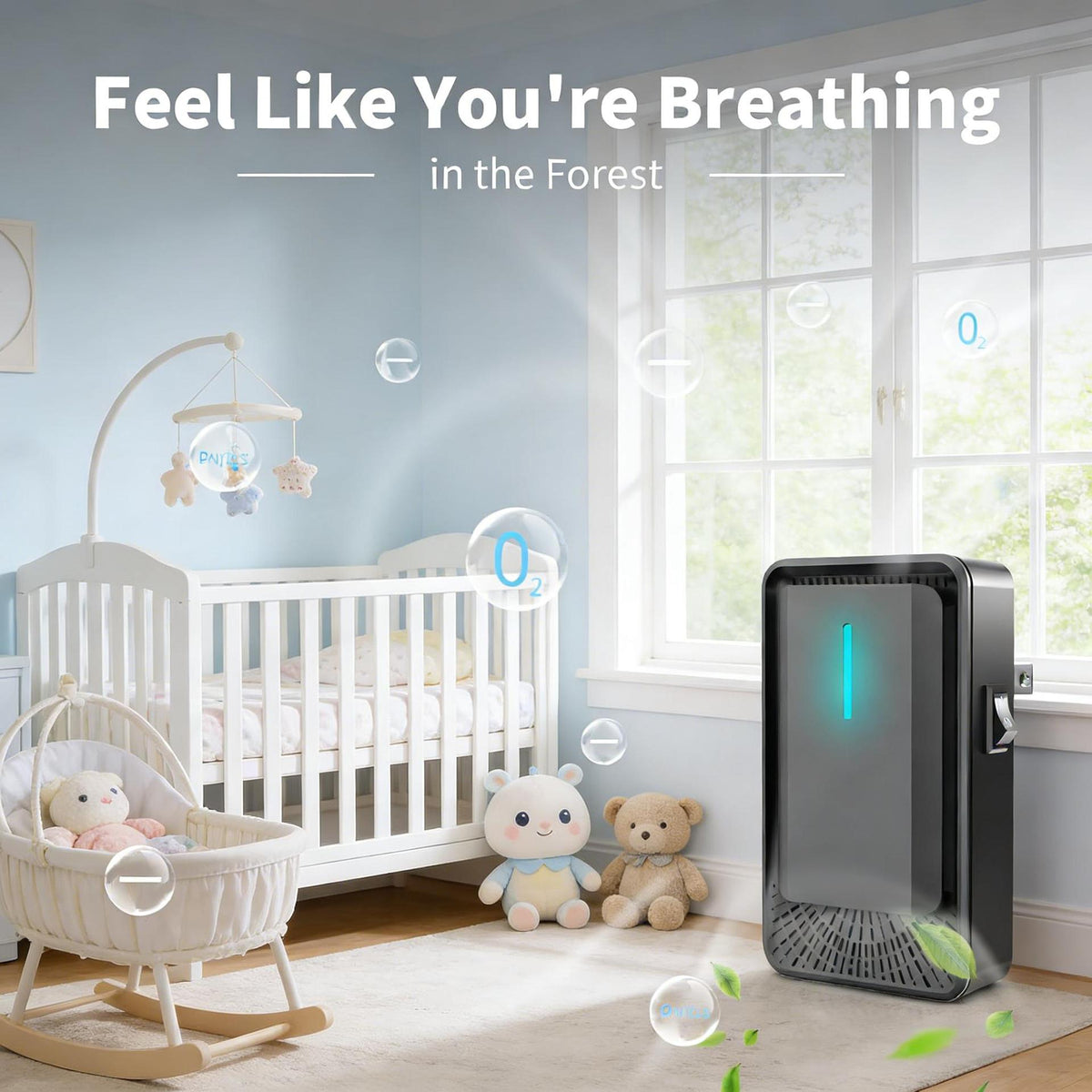 Plug-In Negative Ion Home & Pet Air Purifier