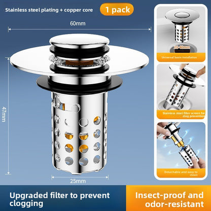 Universal Pop-Up Basin Drain Stopper