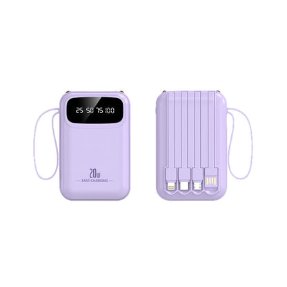 Power Bank Digital Display Power Bank QC3.0+PD 20W