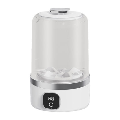 Portable Rechargeable Mini Washing Machine with Digital Display for Underwear and Socks