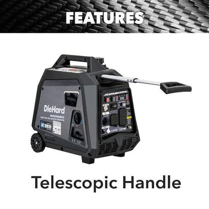 DieHard 5000W Dual Fuel Inverter Generator with Remote Start, CO Alert & Parallel Capability